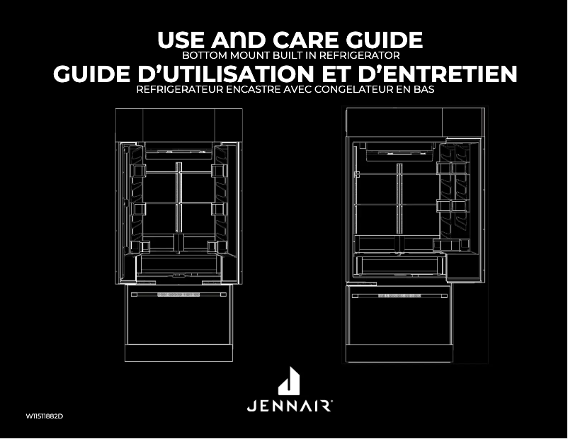 Page 1 de la notice Manuel utilisateur Jenn-Air JB36NXFXRE