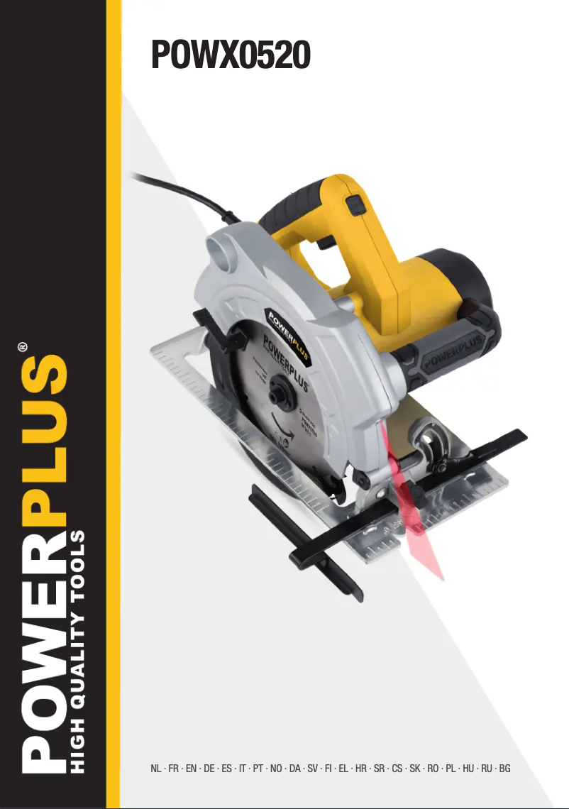 Page n°1 - Manuel utilisateur PowerPlus POWX0520