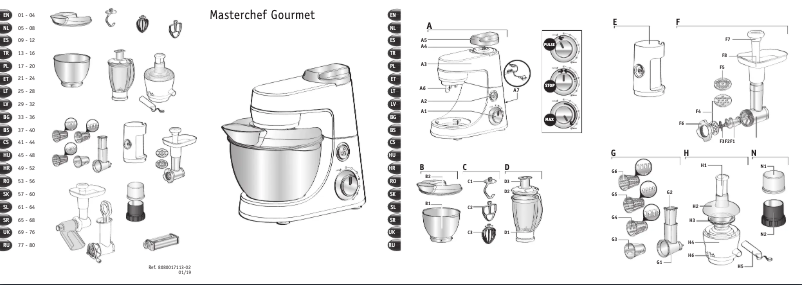 Page n°1 - Manuel utilisateur Tefal QB504D