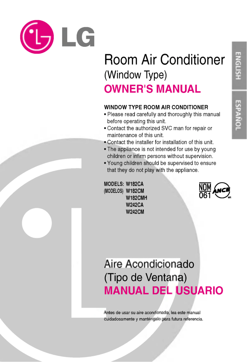 Página 1 del manual Manual de usuario LG NWC183MBMM2