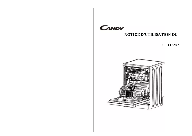 Image de la première page du manuel de l'appareil CED 122/47