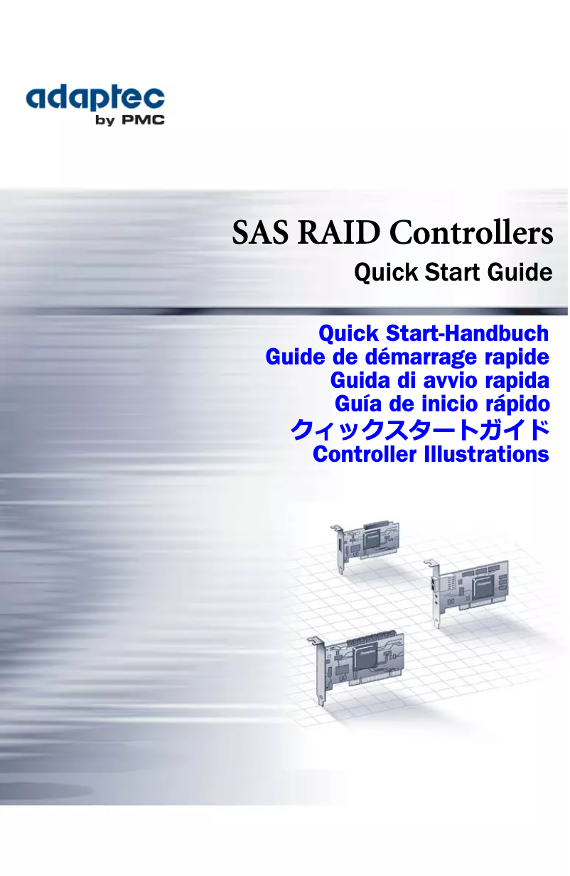 Page 1 de la notice Manuel utilisateur Adaptec RAID 6405E