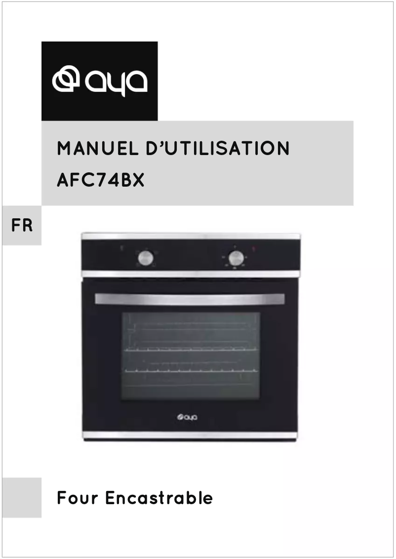 Page n°1 - Manuel utilisateur AYA AFC74BX