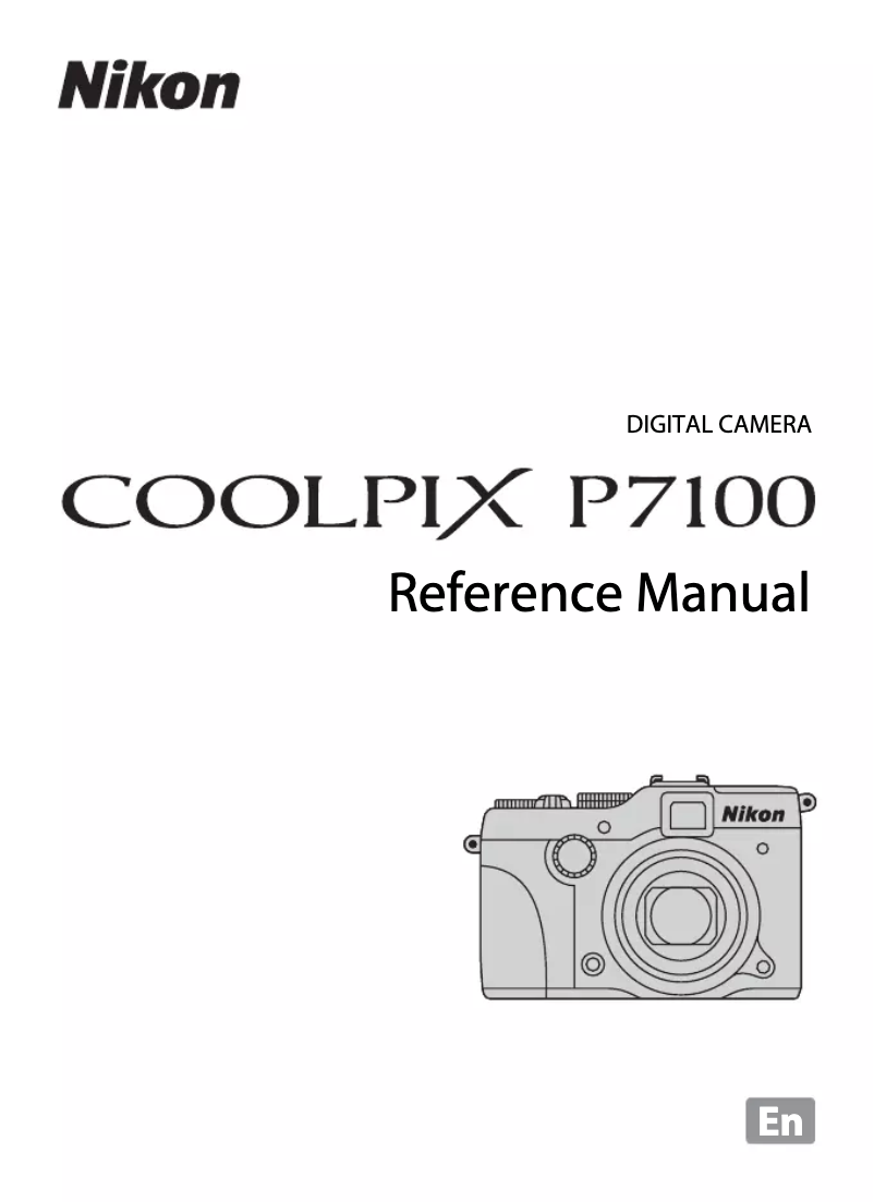 Page n°1 - Manuel utilisateur Nikon Coolpix P7100