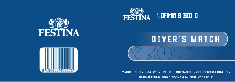 Page 1 de la notice Manuel utilisateur Festina F6694