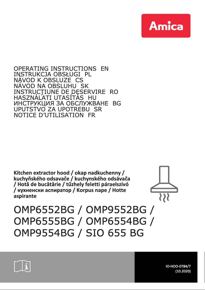Page n°1 - Manuel utilisateur Amica SIO 655 BG