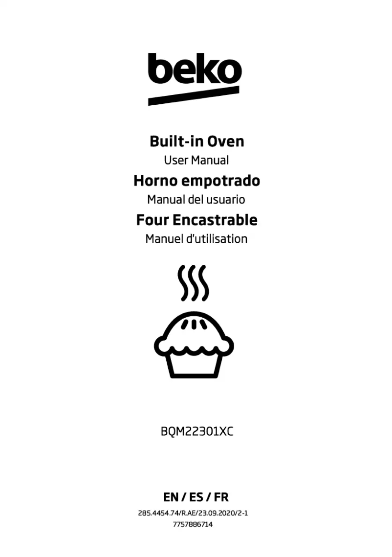 Page 1 de la notice Manuel utilisateur Beko BQM22301XC