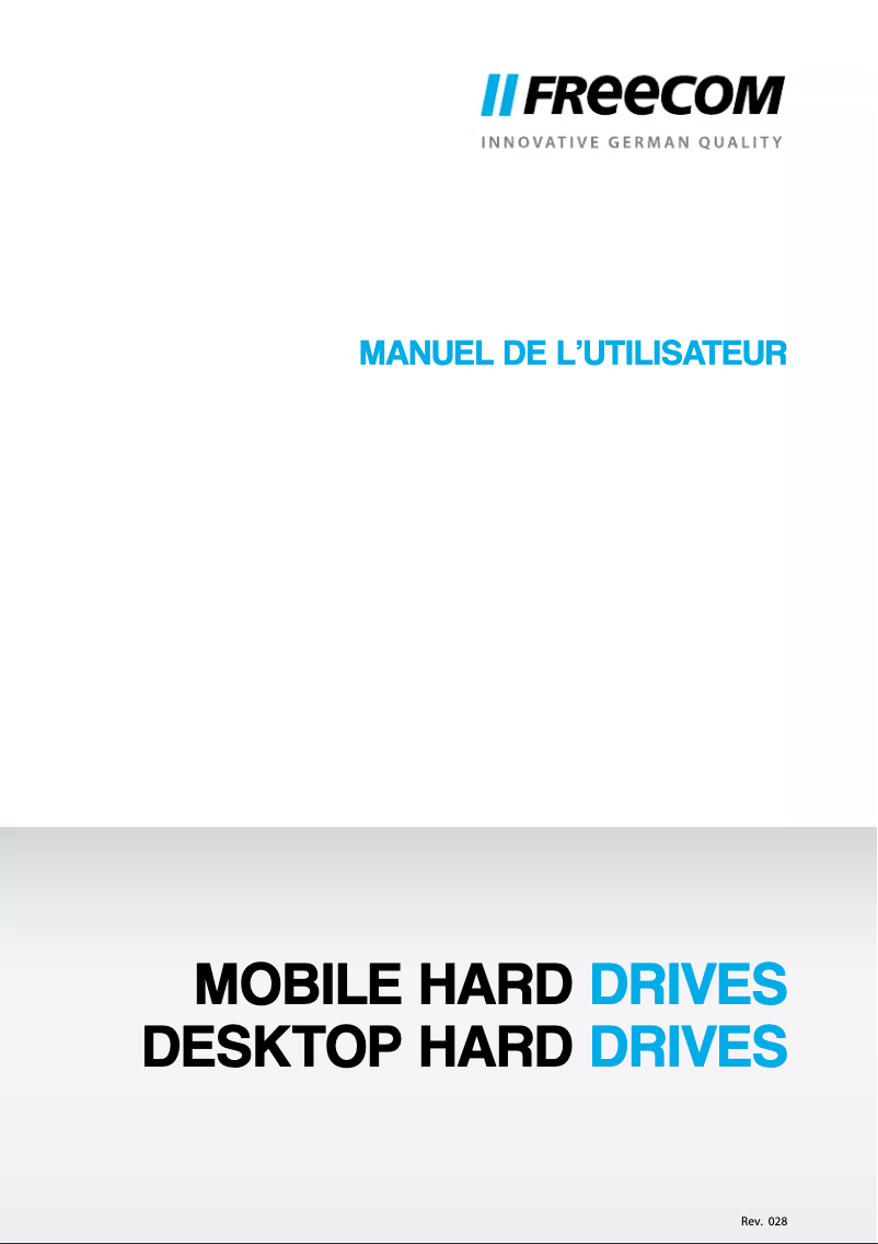 Page n°1 - Manuel utilisateur Freecom Classic 3.0 35610