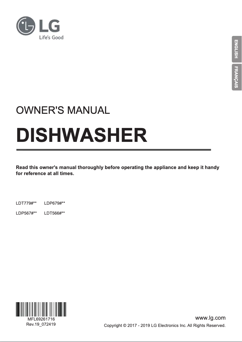 Image de la première page du manuel de l'appareil LDT7797ST