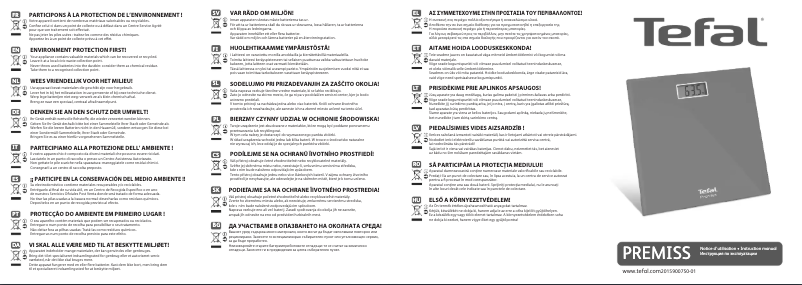 Page n°1 - Manuel utilisateur Tefal Premiss PP1070