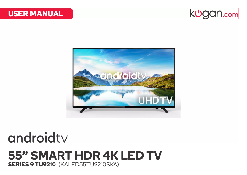 Image de la première page du manuel de l'appareil Series 9 TU9210