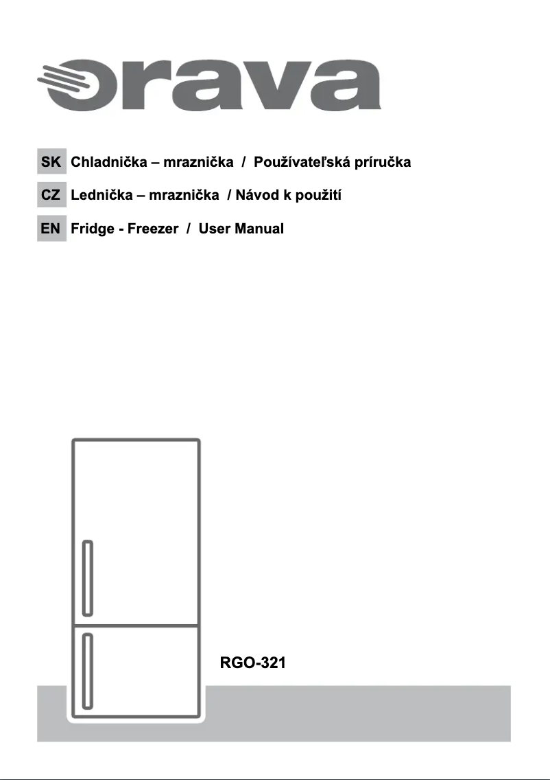 Image de la première page du manuel de l'appareil RGO-321