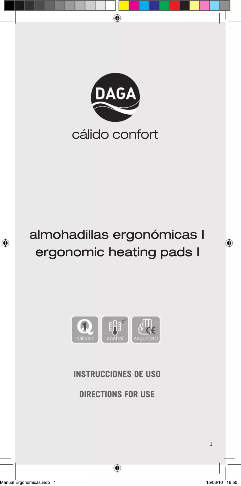 Image de la première page du manuel de l'appareil ET