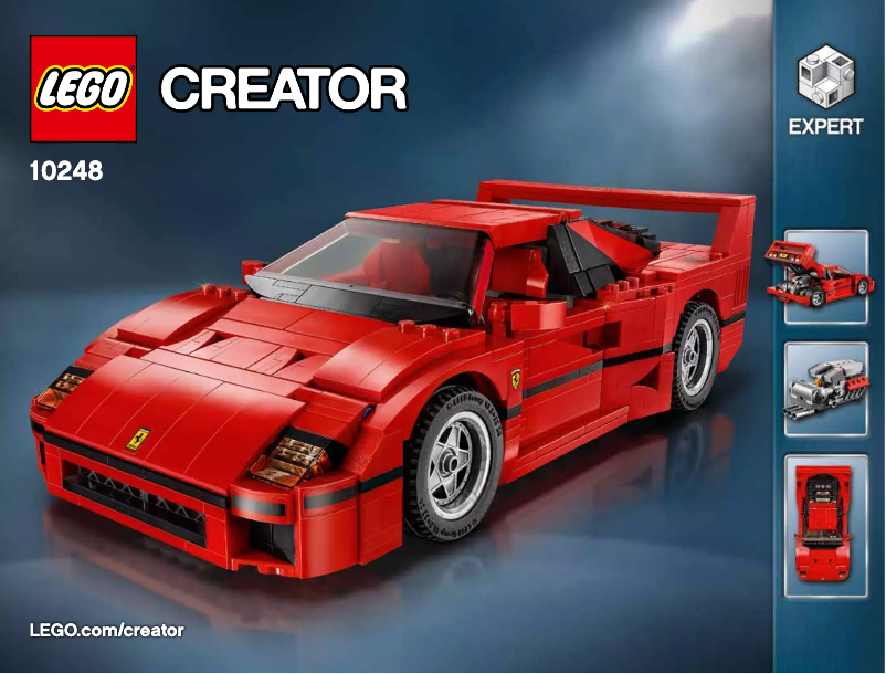 Image de la première page du manuel de l'appareil Ferrari F40