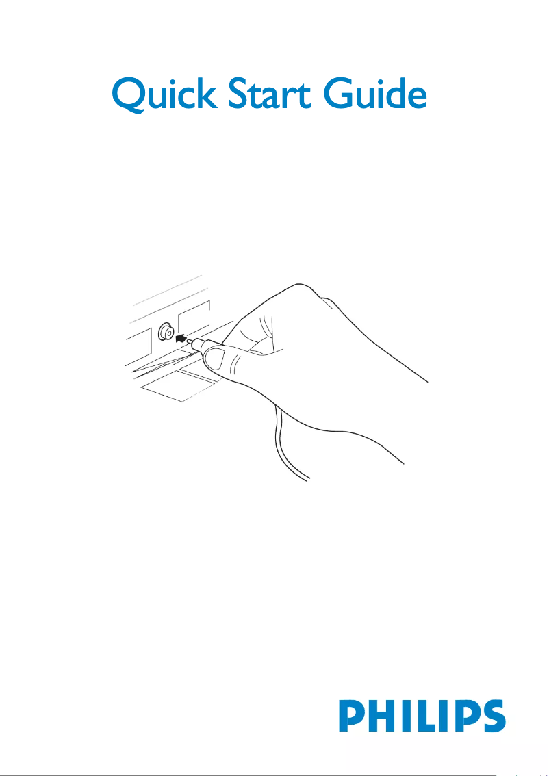 Page 1 of the manual Installation Guide Philips 32HF7875