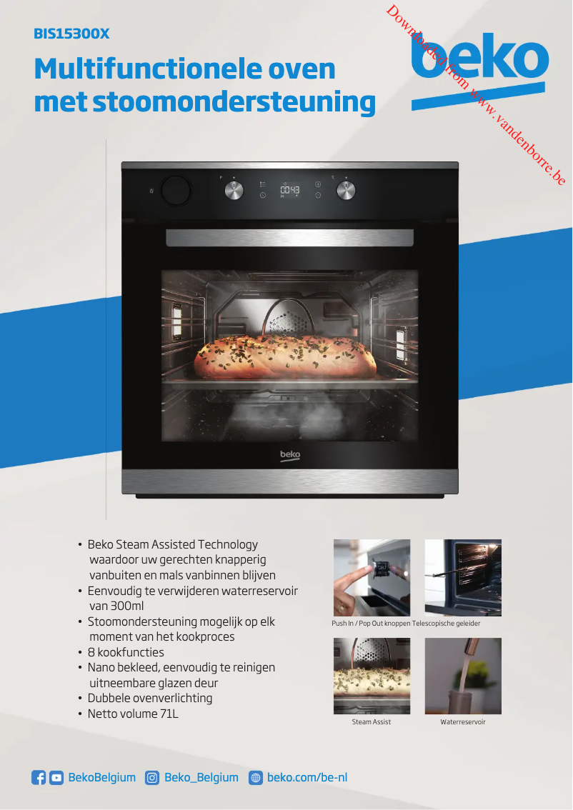 Image de la première page du manuel de l'appareil BIS15300X