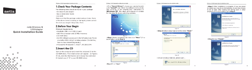 Page n°1 - Manuel utilisateur Netis WF-2109