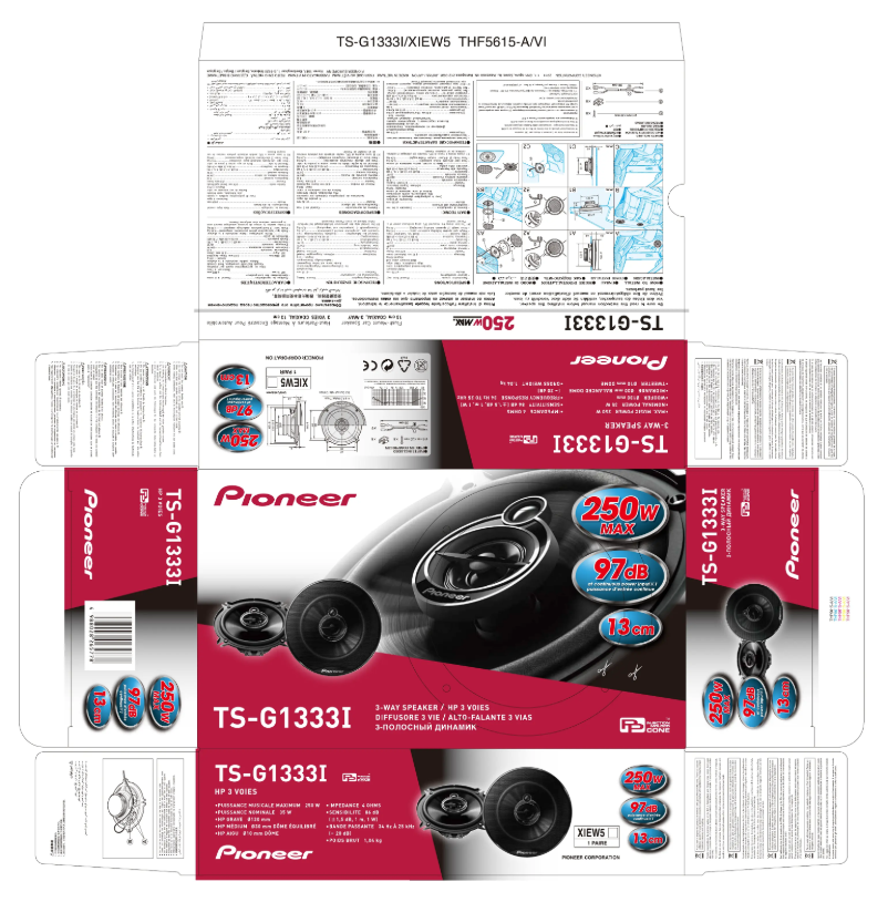 Page n°1 - Manuel utilisateur Pioneer TS-G1333i