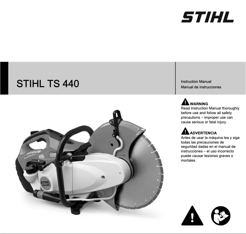 Page n°1 - Manuel utilisateur Stihl TS 440