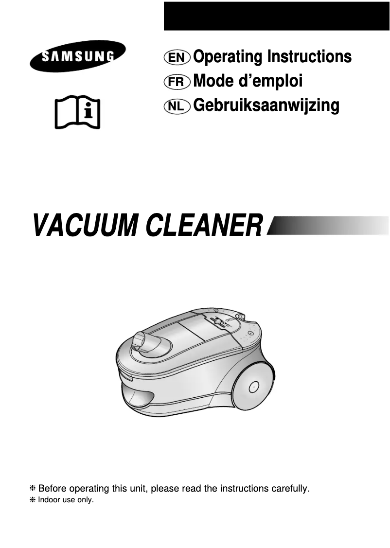 Page 1 de la notice Manuel utilisateur Samsung SC7840