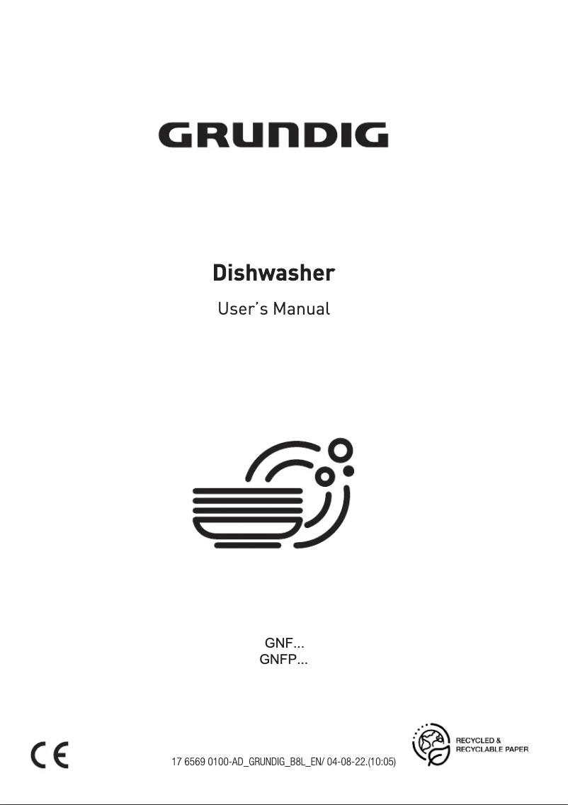Page 1 de la notice Manuel utilisateur Grundig GNFP4540XDW