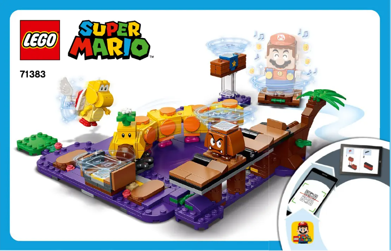 Imagen de la primera página del manual del dispositivo Super Mario 71383