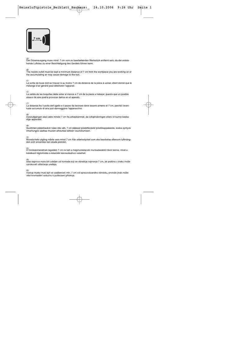 Page n°1 - Manuel utilisateur Alpha Tools AHP 2000