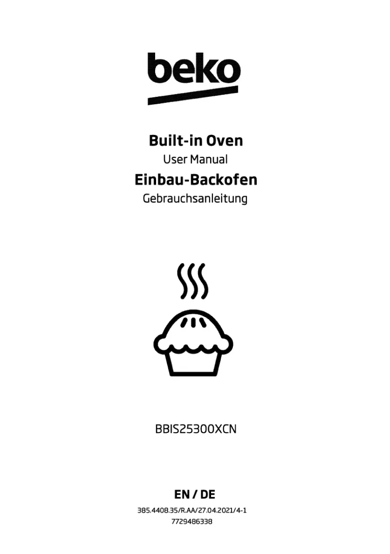 Page 1 de la notice Manuel utilisateur Beko BBIS25300XCN