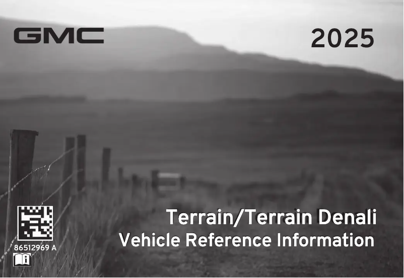 Page 1 de la notice Manuel utilisateur GMC Terrain (2025)