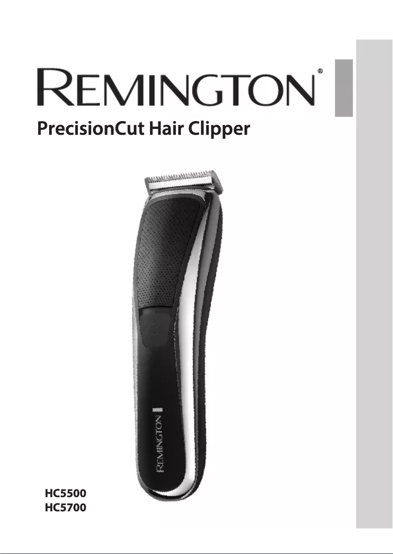 Page 1 de la notice Manuel utilisateur Remington Precision Cut HC5700