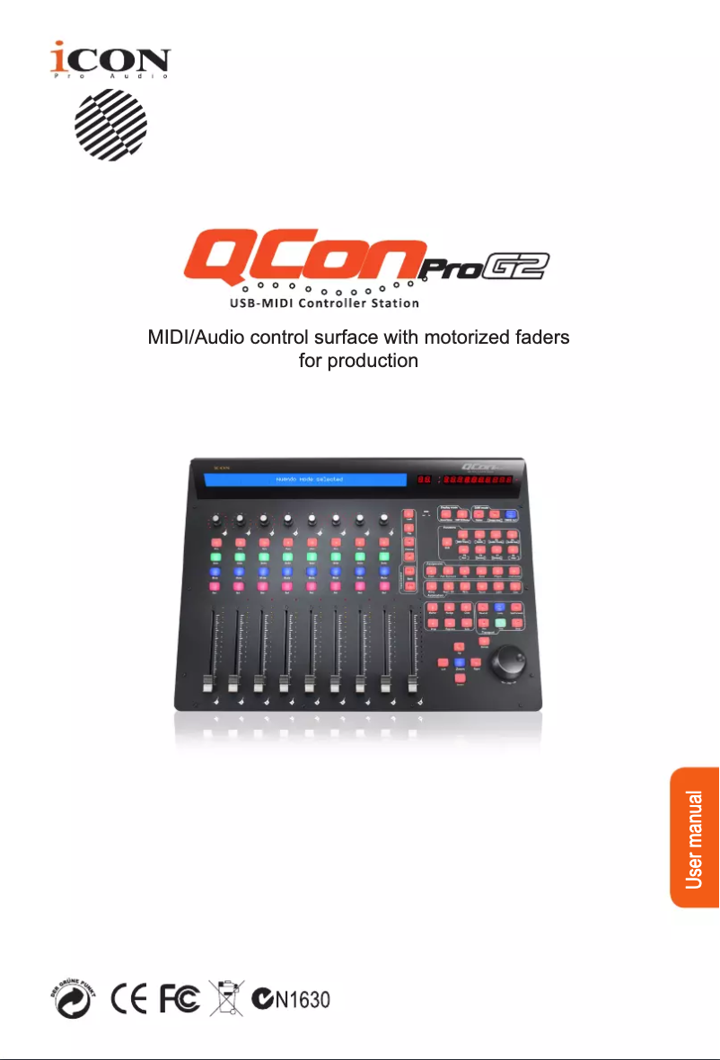 Page n°1 - Manuel utilisateur icon Qcon Pro G2