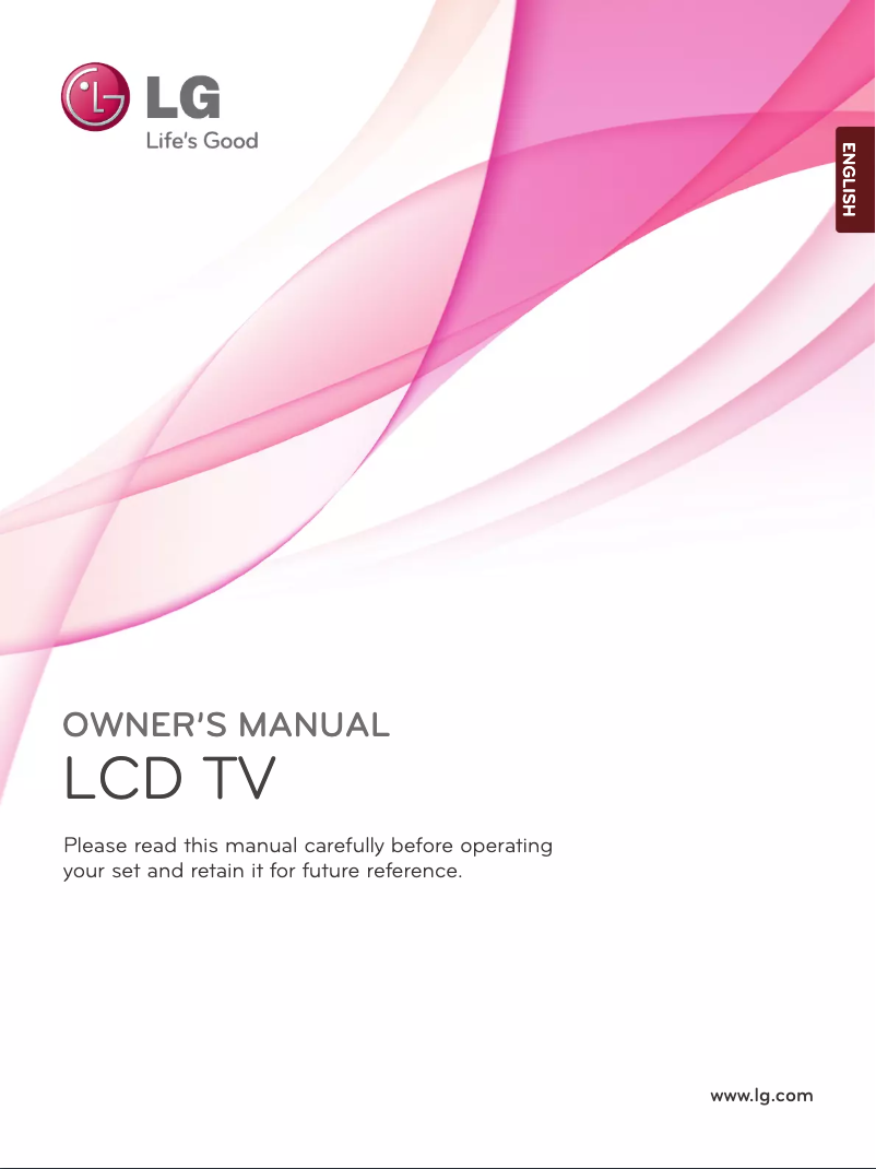 Page 1 of the manual User Manual LG 42LH250C
