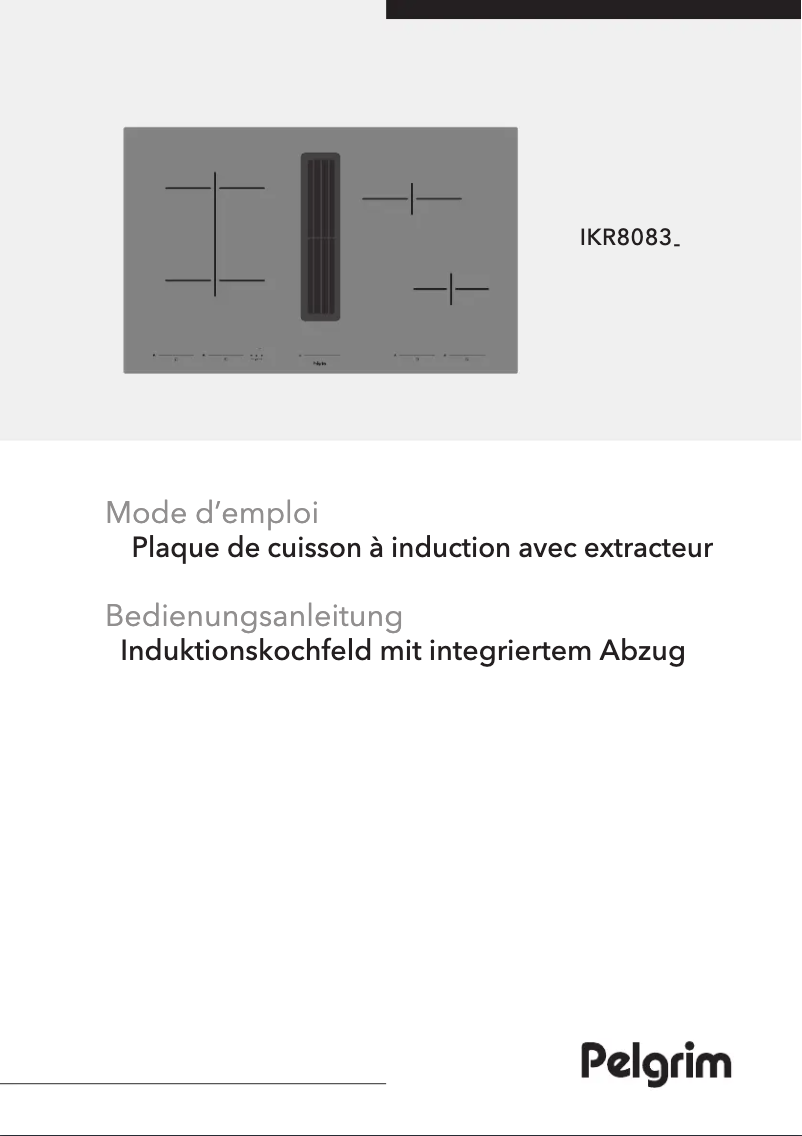 Imagen de la primera página del manual del dispositivo IKR8083F