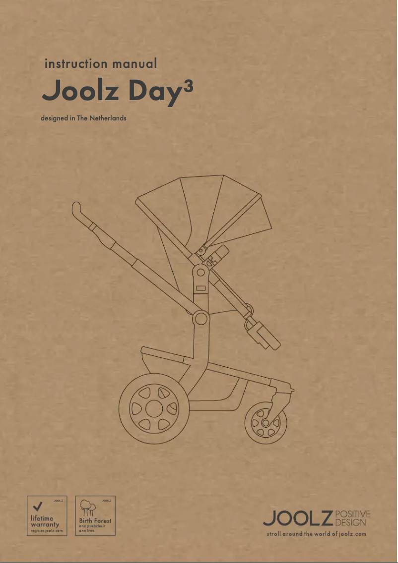 Page 1 de la notice Manuel utilisateur Joolz Day 3