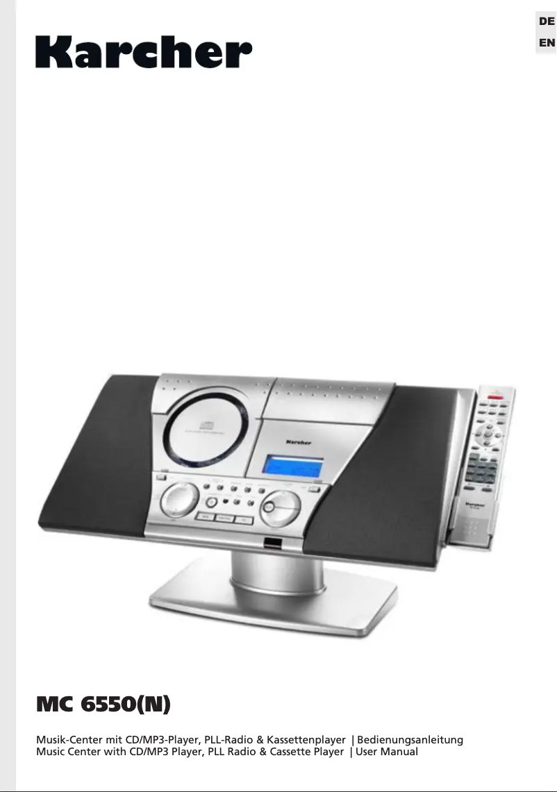 Image de la première page du manuel de l'appareil MC 6550(N)