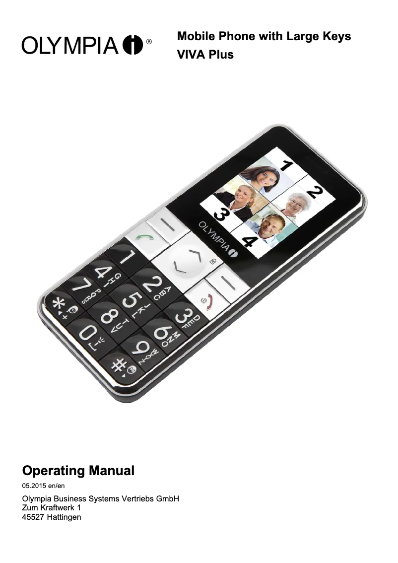 Imagen de la primera página del manual del dispositivo VIVA Plus