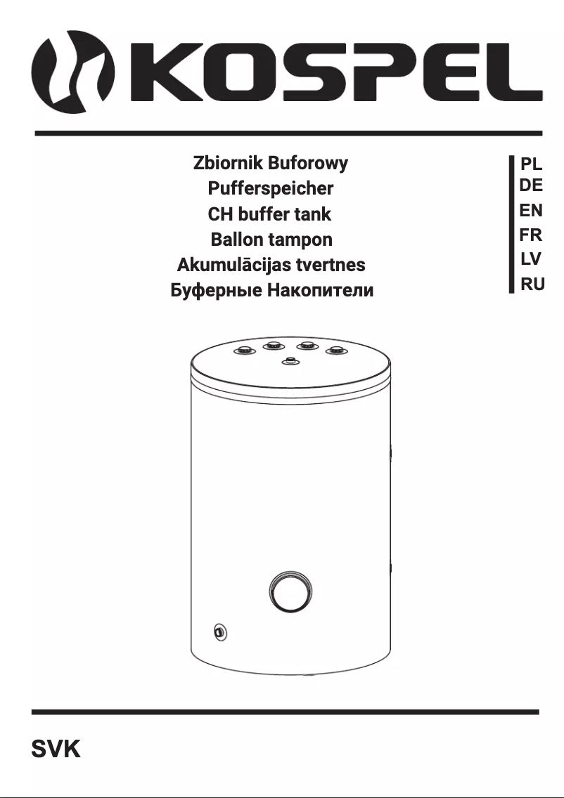Imagen de la primera página del manual del dispositivo SVK-100