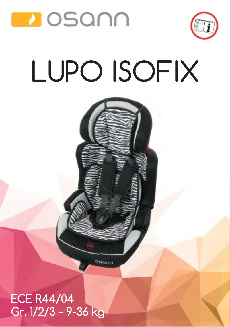 Página 1 del manual Manual de usuario Osann Lupo Isofix
