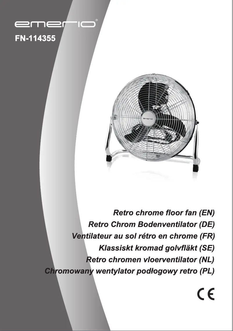 Page 1 de la notice Manuel utilisateur Emerio FN-114355