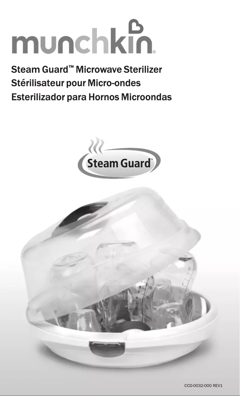 Image de la première page du manuel de l'appareil Steam Guard