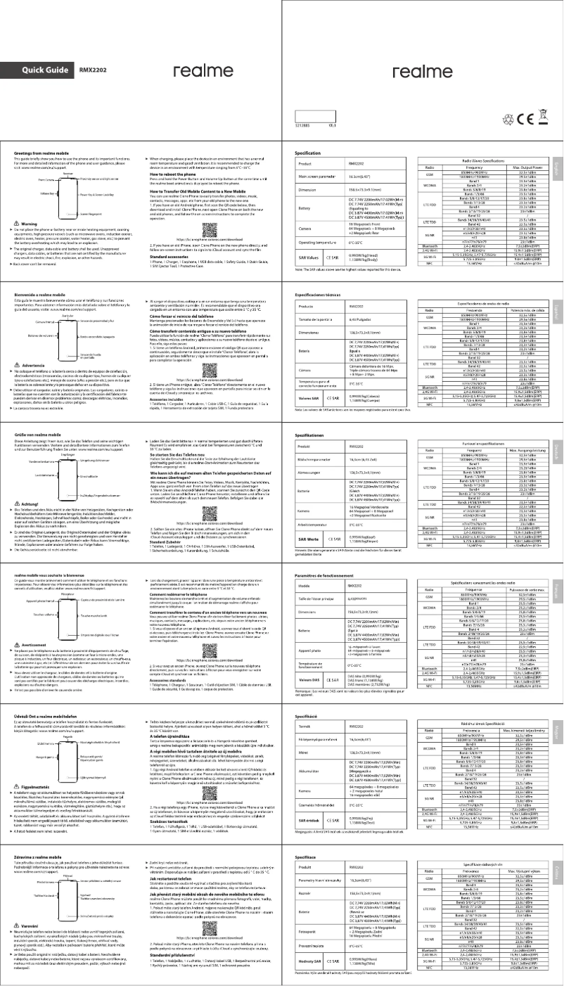 Image de la première page du manuel de l'appareil GT Master Edition