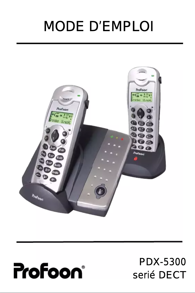 Página 1 del manual Manual de usuario Profoon PDX-5345