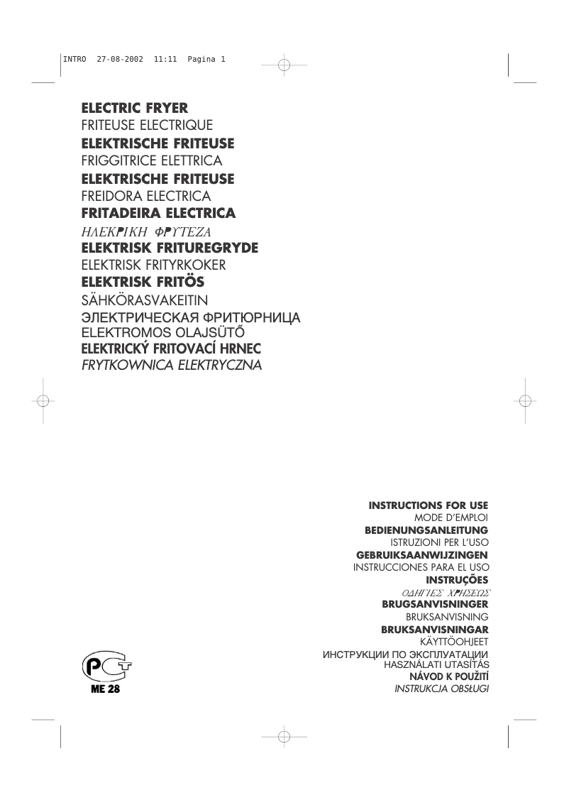 Page 1 de la notice Manuel utilisateur DeLonghi Total Clean F 26237