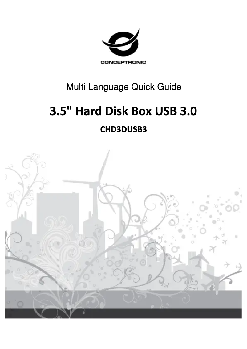 Page n°1 - Manuel utilisateur Conceptronic CHD3DUSB3