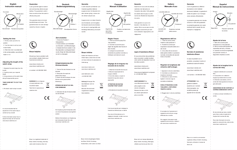 Image de la première page du manuel de l'appareil BN0111G
