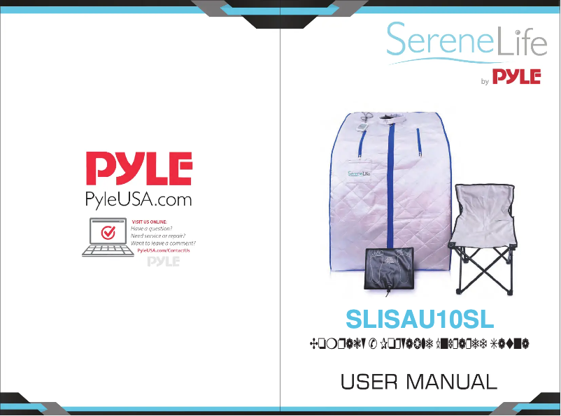 Page n°1 - Manuel utilisateur SereneLife SLISAU10SL