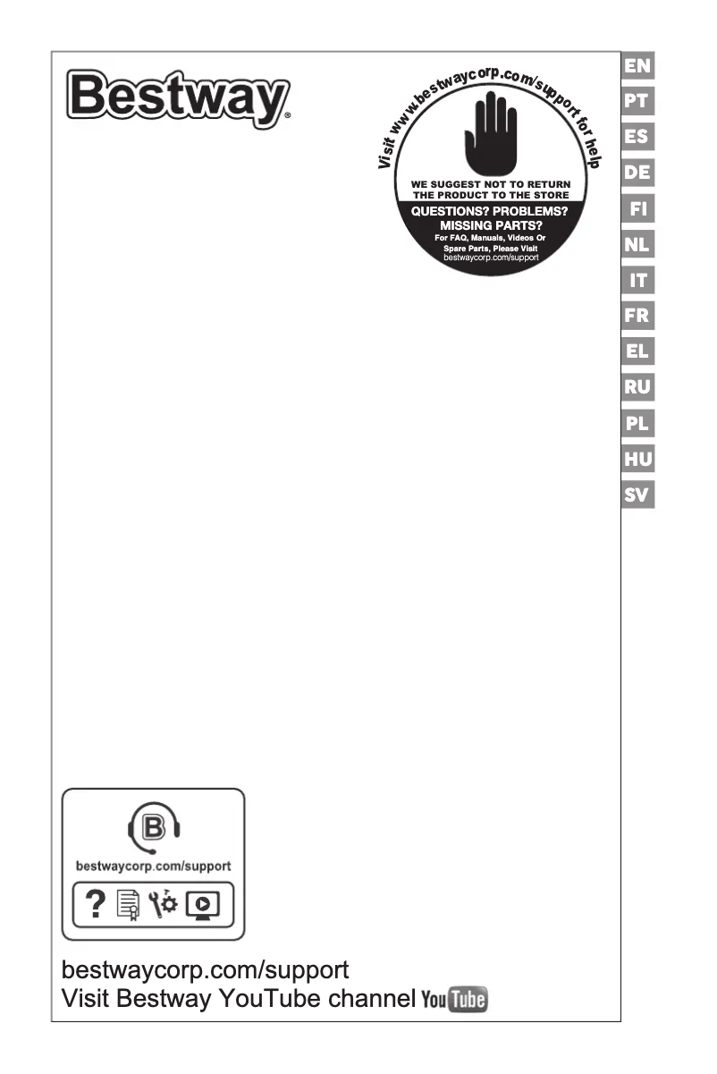 Page n°1 - Manuel utilisateur Bestway Steel Pro MAX 56416