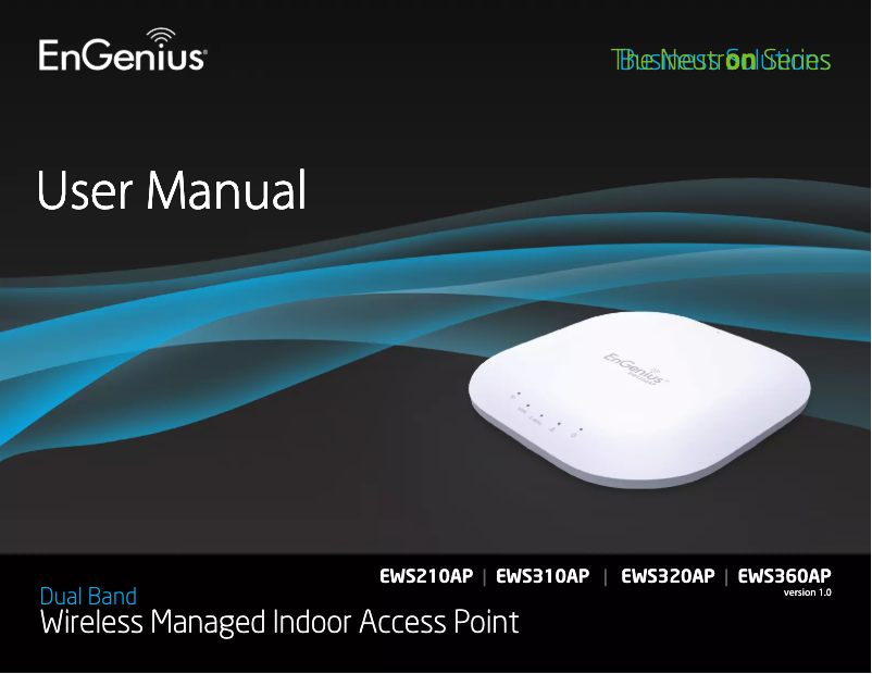 Page 1 de la notice Manuel utilisateur EnGenius EWS210AP