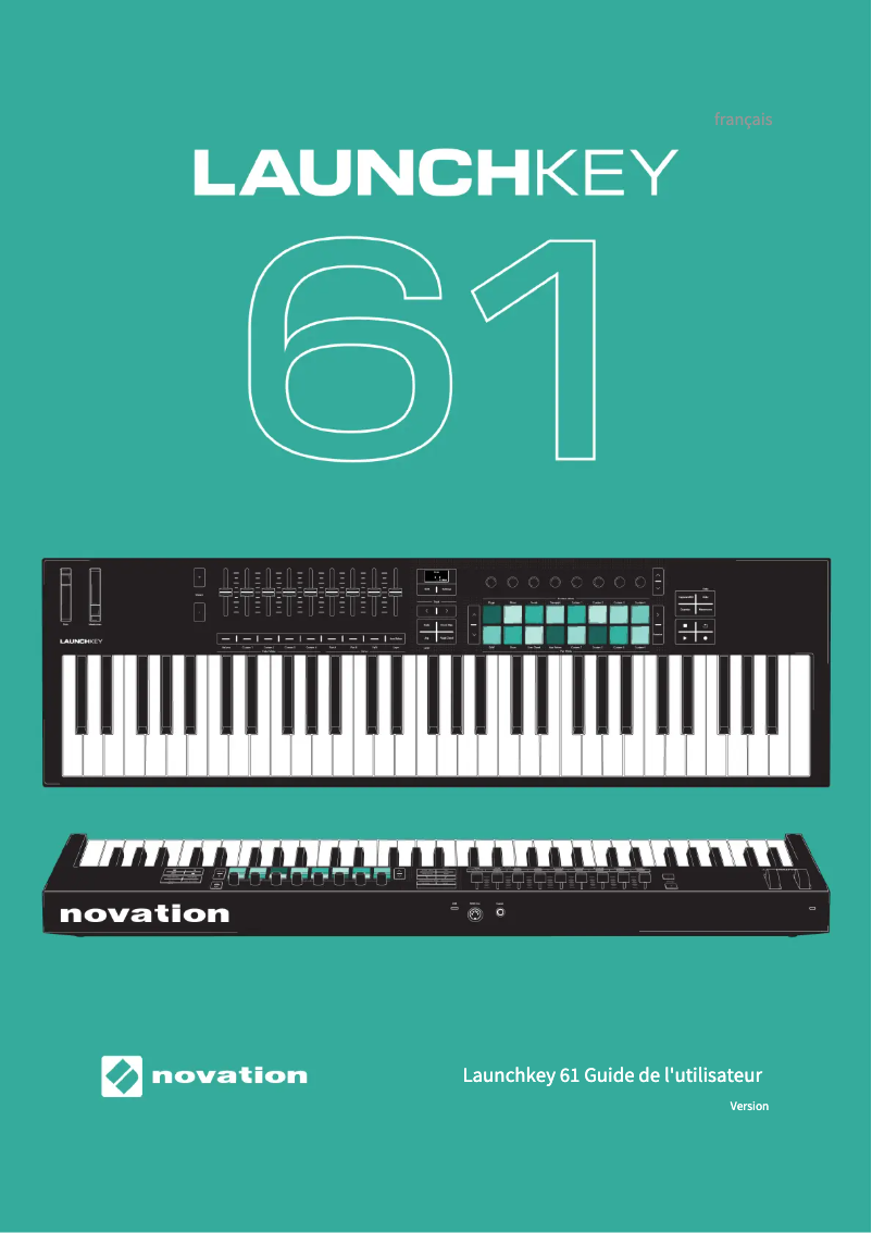 Page 1 de la notice Manuel utilisateur Novation Launchkey 61 MK4