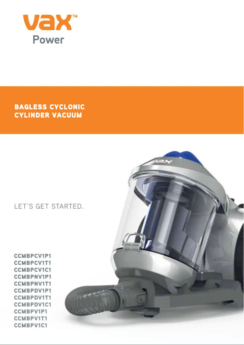 Image de la première page du manuel de l'appareil Power CCMBPV1C1